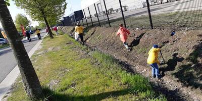 Zwerfvuilactie Bleukens-Puttestraat 8