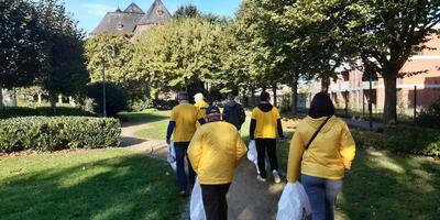 Zwerfvuilactie centrum - Schoor 9