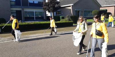 Zwerfvuilactie centrum - Schoor