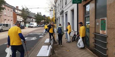 Zwerfvuilactie centrum - Schoor 7