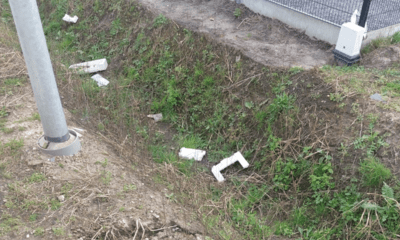 Zwerfvuil op industrieterreinen